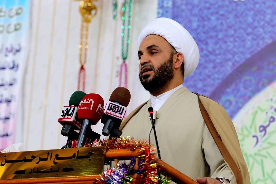 خطيب جمعة بغداد: الاصلاحات سيكتب لها الفشل اذا لم تعتمد النزاهة وتقديم "سراق المال العام" للقضاء لمحاكمتهم