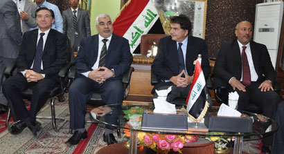 وزير التجارة الفرنسي يصل كربلاء ويؤكد أستعداد شركات بلاده تنفيذ مطار الفرات الاوسط