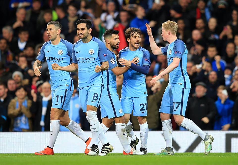 بالصور: مانشستر سيتي يقلب الطاولة ويثأر من برشلونة