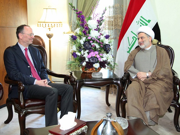 د. همام حمودي للسفير الإلماني : البرلمان عازم على رفع جميع القيود والتشجيع الكامل لقانون الإستثمار في البلد