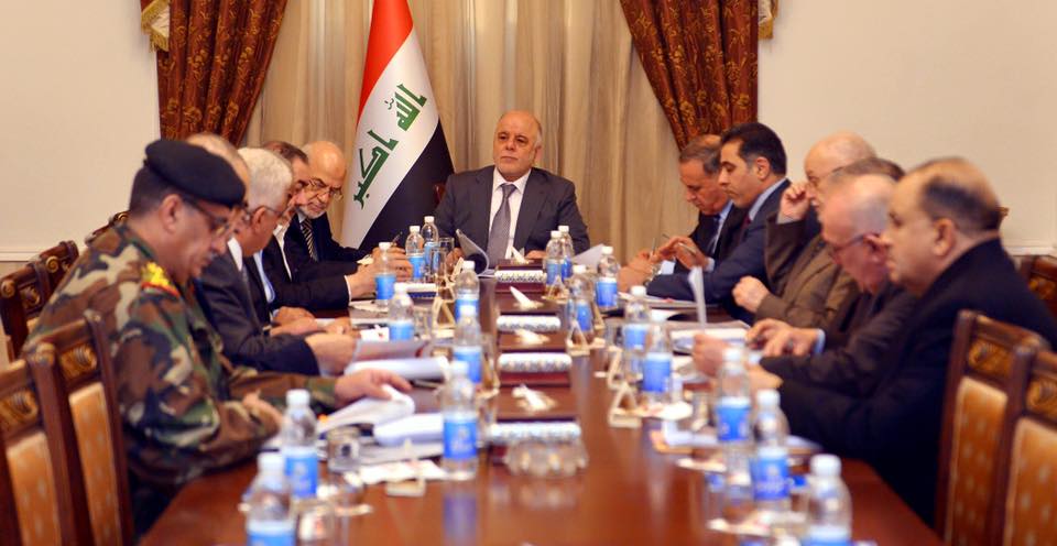 مجلس الأمن الوطني يجتمع برئاسة العبادي لبحث "إدامة زخم الانتصارات"