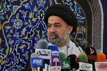 السيد الصافي من الحرم الحسيني : المشهد السياسي فيه أطراف خارجية تحرك أوراق لها في الداخل