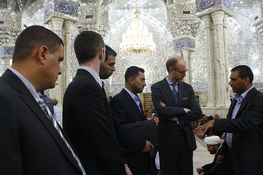 جامعة الكوفة ومعهد آلماني للآثار يبحثان معا تفعيل البرامج العلمية بين الجانبين