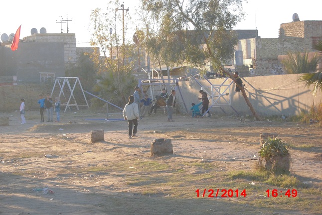 بالصور: متنزه في قضاء الهنديه بمحافظة كربلاء المقدسة تحول الى حديد مستهلك وبقايا اشجار بسبب الاهمال