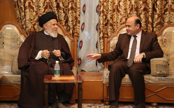 محافظ البصرة لوكيل المرجعية الدينية السيد علي عبد الحكيم الصافي:ملف التنظيف سيتم حله جذرياً