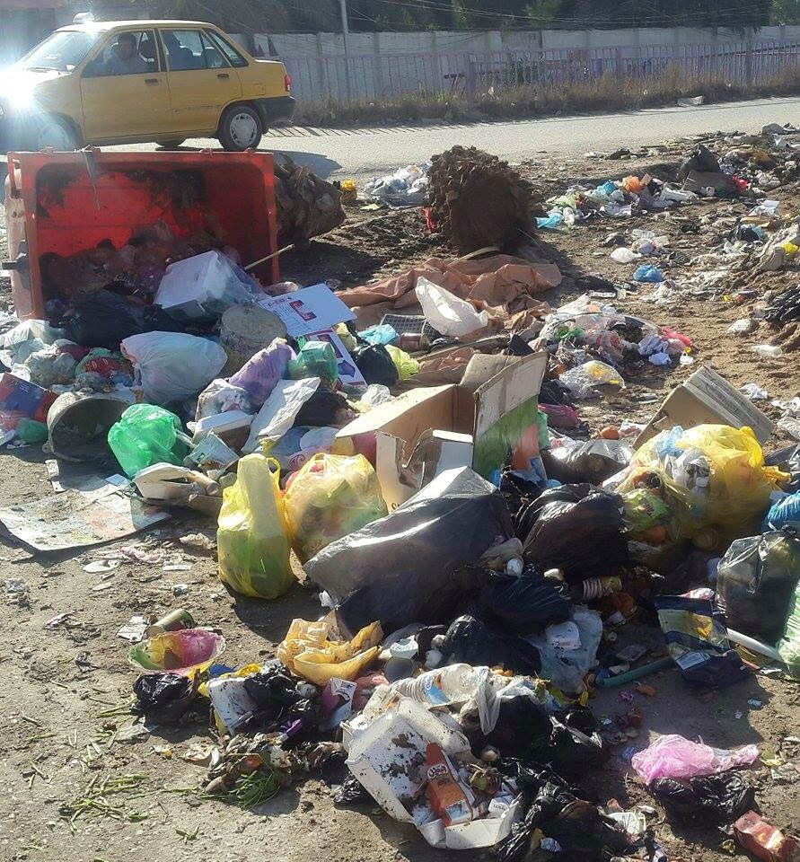 بالصور:النفايات تتكاثر في كربلاء
