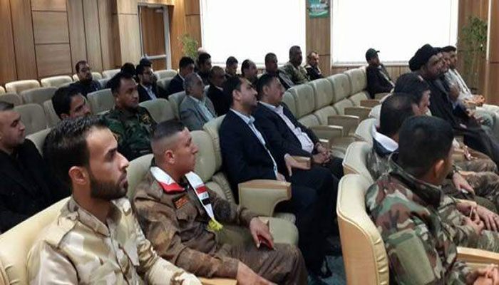 العتبة الحسينية المقدسة تدرب قيادات ميدانية في هيئة الحشد الشعبي