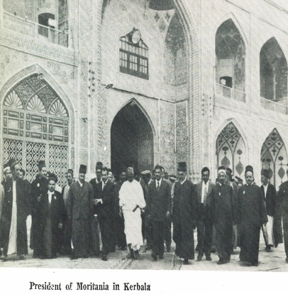 رئيس الوزراء الموريتاني يزور  النجف (ارشيف )