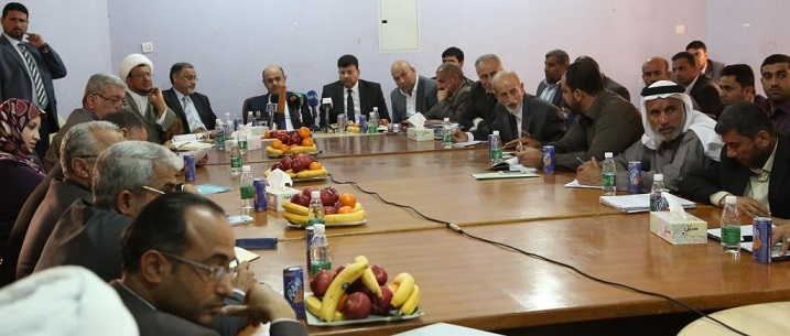 محافظ البصرة يزور قضاء شط العرب ويمارس مهامه من موقع ادنى قائمقام له ويفتتح عدداً من المشاريع العمرانية فيه