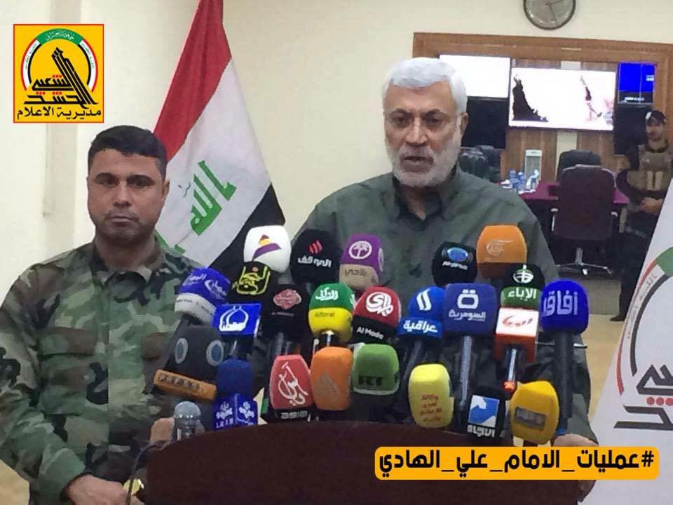 المهندس: التحالف الدولي لم يشارك بمعارك جزيرة سامراء وسنعيد النازحين خلال يومين