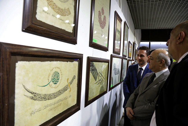 لأول مرة : النجف الأشرف ممثلة للخط العربي في المعرض التشكيلي لوزارة الثقافة