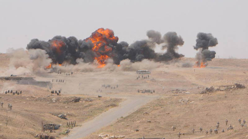 تدمير 40 عجلة لـ"داعش" متجهة من الأنبار لصلاح الدين