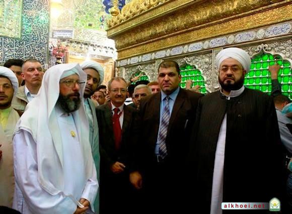 بالصور :مؤسسة الإمام الخوئي الخيرية تستضيف وفد اسبوع الوئام بين الاديان والمذاهب العراقية