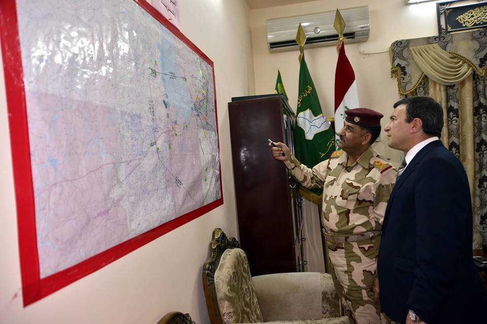 الطريحي‬ بعد اجتماعه بقائد عمليات الفرات الاوسط : يجب ان يكون الدفاع عن كربلاء وليس عليها