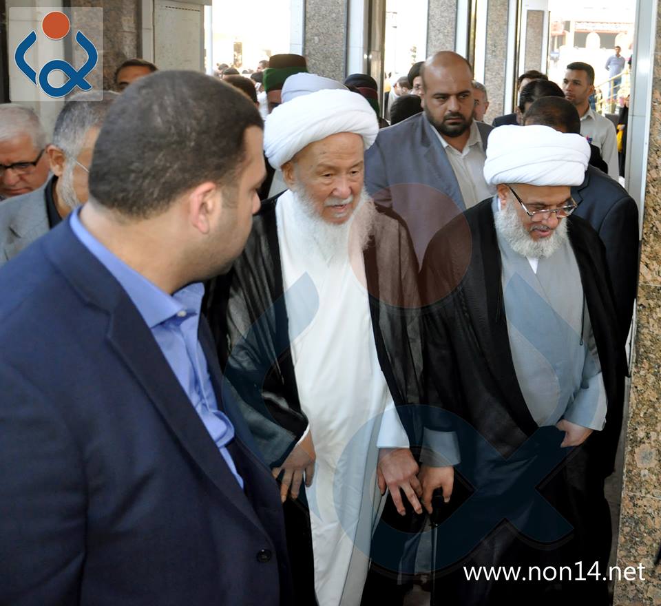 المرجع الديني الشيخ محمد اسحاق الفياض يزور كربلاء(مصور)