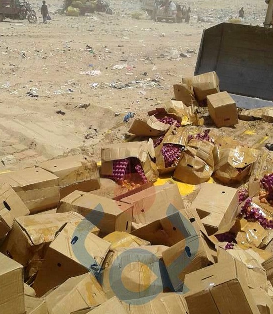 بالصور: مسؤول محلي في كربلاء يوقف اتلاف 200 طن من بيض المائدة المخالف للشروط الصحية