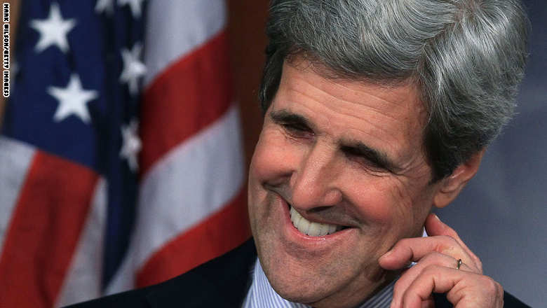 جون كيري: اذا كانت داعش دولة فانا طائرة مروحية !!