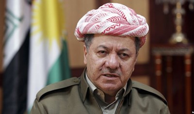 برزاني: البيشمركة لن تنسحب من المناطق التي انتشرت فيها