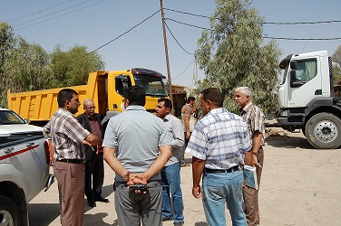 بلدية كربلاء المقدسة تفرض غرامات مالية بحق أصحاب المحلات الصناعية المخالفة