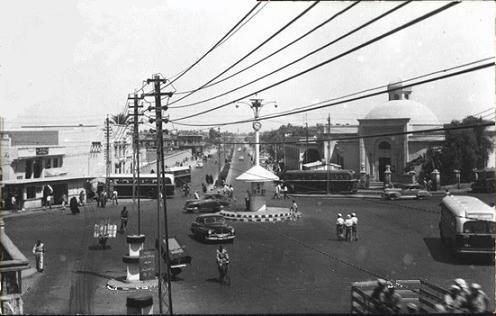 صورة ارشيفية لمنطقة باب المعظم في خمسينات القرن الماضي