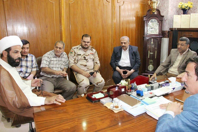 ديوان الوقف الشيعي يستلم جناح في مستشفى الفرات الأوسط لمعالجة جرحى الحشد الشعبي