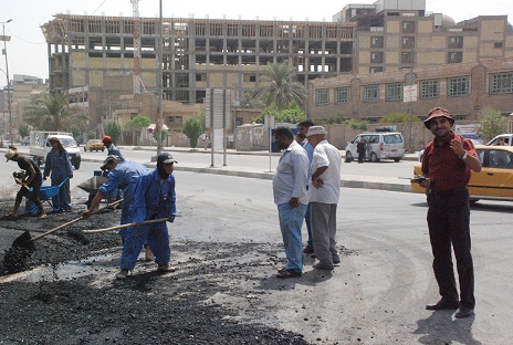 بلدية كربلاء 99 مليون دينار لصيانة الحفر والمطبات