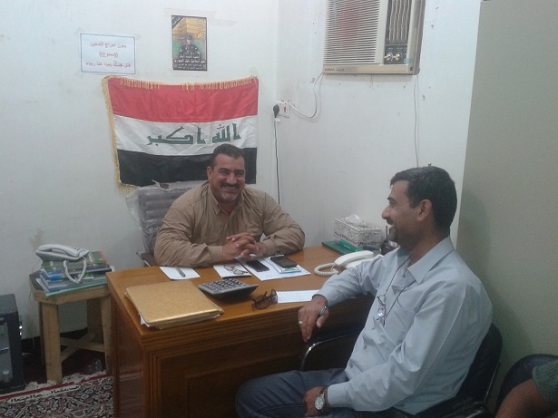 لواء علي الاكبر يحافظ على ممتلكات ابناء صلاح الدين ومصنع اعمدة الكهرباء  ويتوعد بعمليات نوعية في بيجي