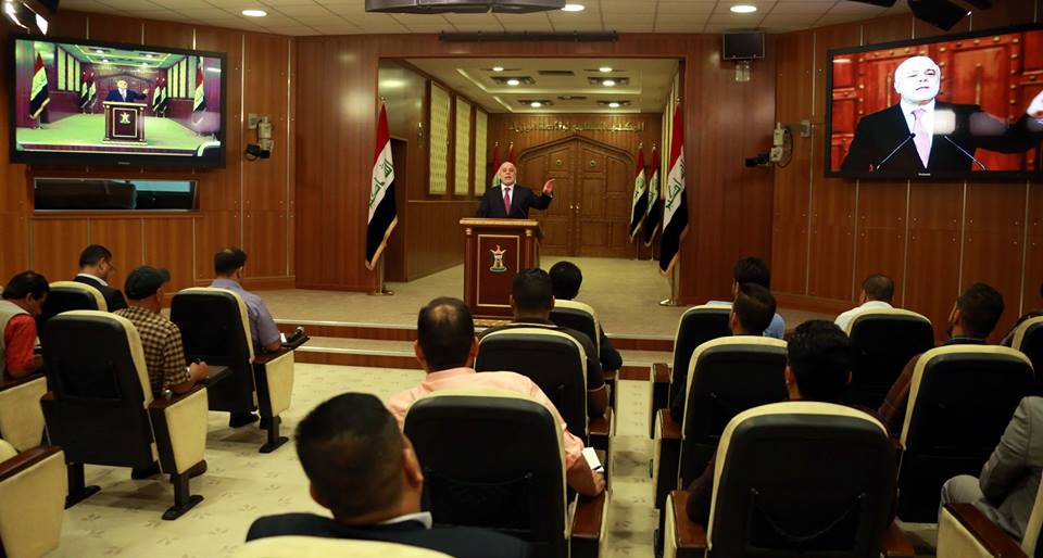 العبادي: لا مانع من تزويد التحالف الرباعي العراق بالسلاح لمحاربة داعش