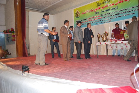 واسط تفوز بلقب بطولة الغدير لبناء اجسام في كربلاء