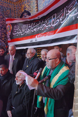 جامعة اهل البيت بكربلاء تنطلق بعزاء موحد :جئنا الحرم الحسيني لتعبر عن ولائنا للحسين (مصور)