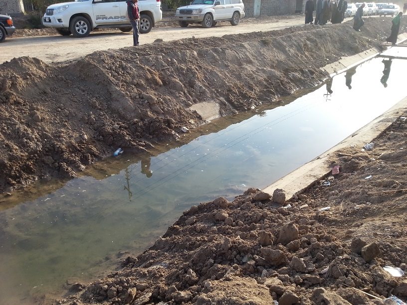 بالصور:مشروع فاشل على يد احد المقاولين في كربلاء