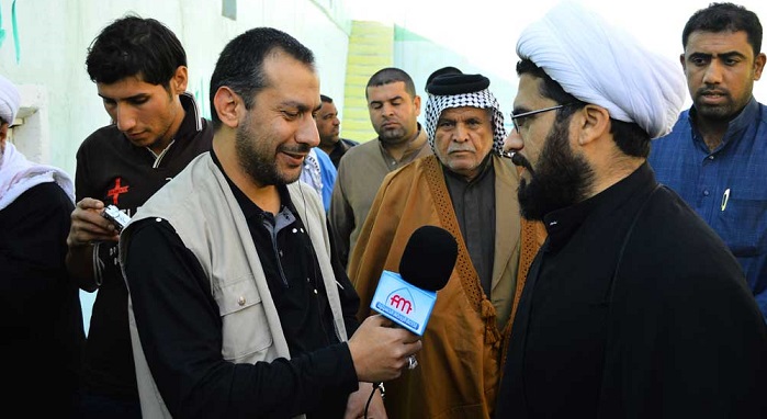 بالصورة : نجل المرجع النجفي يتفقد المواكب الحسينية في ميسان ويؤكد على ضرورة اتباع تعليمات المرجعية بخصوص الزيارة