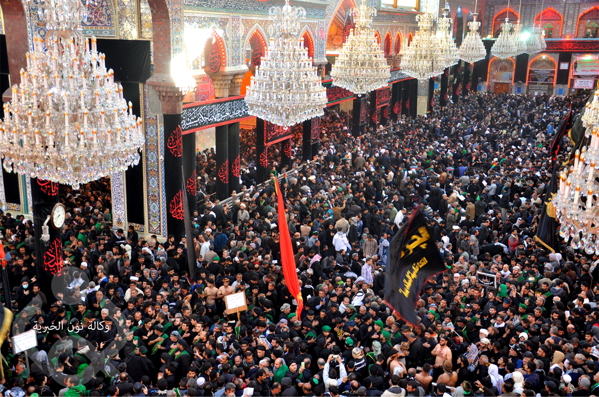 بالفيديو: نهار الاربعين في الصحن الحسيني الشريف