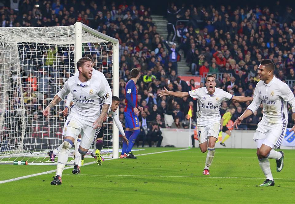 بالصور: راموس يغتال فرحة برشلونة