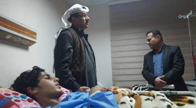 بالصور .. الكويت تتكفل بعلاج عراقيين مصابين جراء معارك الموصل