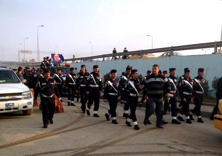 شرطة محافظة ميسان تشيع اثنين من منتسبيها من الذين استشهدوا فى محافظة الانبار