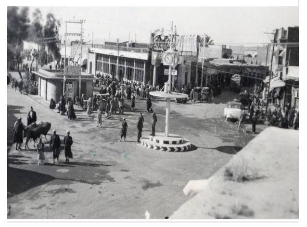 صورة ارشيفية نادرة لاحدى ساحات محافظة كركوك في الخمسينيات