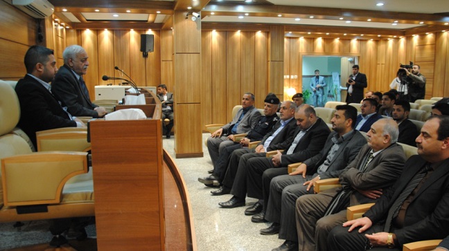 مراحل بناء مرقد الإمام الحسين عليه السلام في ندوة وسط كربلاء (مصور)