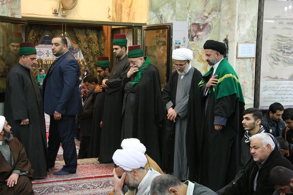 بالصور:ممثل المرجع السيستاني يحضر مجلس ترحيم للشيخ النمر في العتبة الحسينية المقدسة