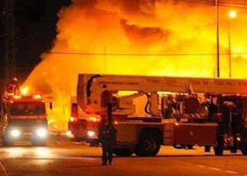 السليمانية : وفاة 3 اشخاص وإصابة 56 اخرين جراء حريق بقسم داخلي للطلبة