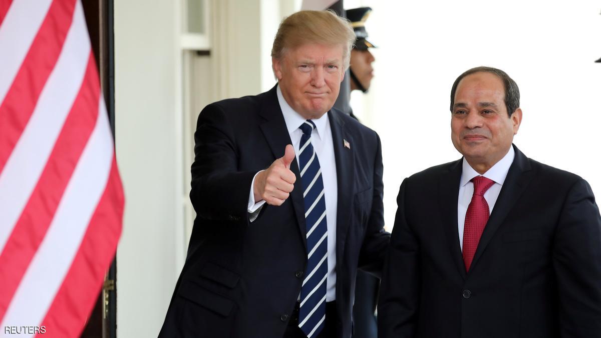 ترامب للسيسي: سنحارب الإرهاب معا
