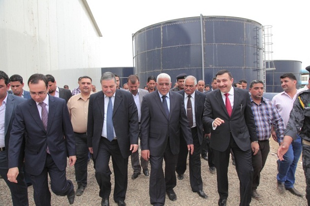 افتتاح مشروع ماء البلديات في بغداد بحضور السفير اللبناني