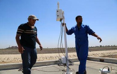 نسبة انجاز مشروع المنظومة الاوتوماتيكية لمراقبة الانواء الجوية في مطار بغداد تبلغ 90%