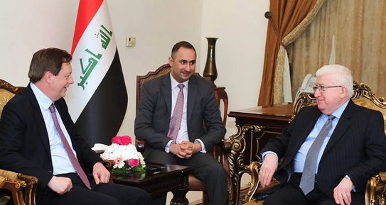 رئيس الجمهورية يستقبل السفير البريطاني