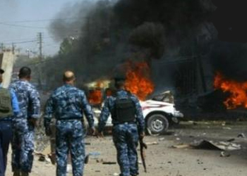 استهداف مبنى ديوان الوقف الشيعي وسط بغداد بسيارة مفخخة