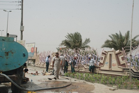 تواصل التحضيرات لاحتفالات يوم كربلاء المقدسة(مصور)