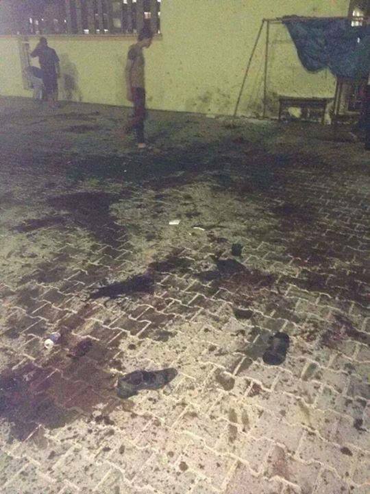 اخر صورة لمكان مقتل محمد خميس ابو ريشة .