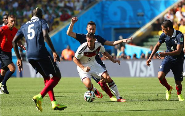 المانيا تتاهل للمربع الذهبي لبطولة كأس العالم  بعد فوزها على فرنسا