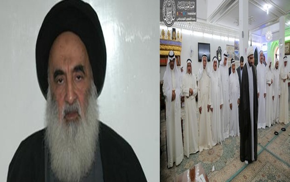 وفد برلماني كويتي يزور النجف الاشرف ويلتقي المرجع السيستاني