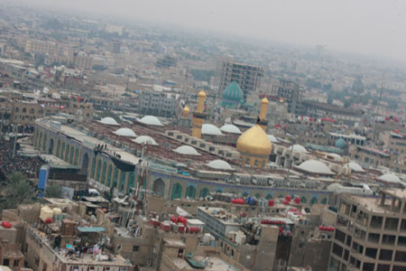 العتبة الحسينية المقدسة تستملك  163 عقار بمساحة 20641 متر لاغراض توسعة وتطويرحرم الامام الحسين
